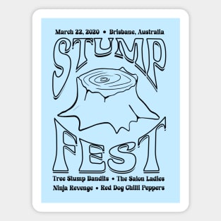 Stumpfest concert shirt - Light Colors Magnet